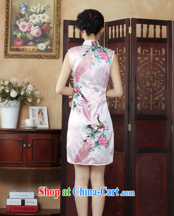 The payment take the Tang Women's clothes, Mr Ronald ARCULLI collar cheongsam dress Peacock short cheongsam 5 pink 2 XL pictures, price, brand platters! Elections are good character, the national distribution, so why buy now enjoy more preferential! Health