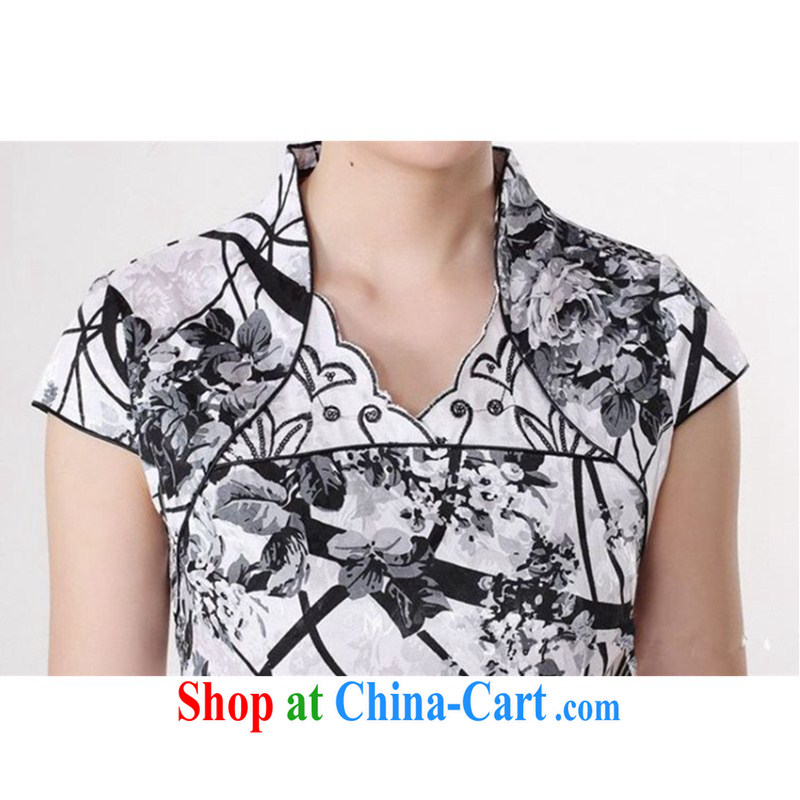 In accordance with the situation in summer 2015 trendy new products, stamp duty for cultivating Chinese qipao LGD/D #0209 white 2XL, in accordance with the situation, and, on-line shopping