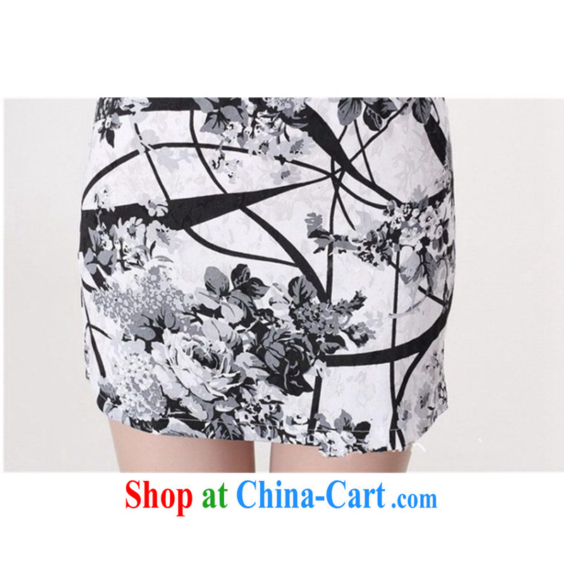 In accordance with the situation in summer 2015 trendy new products, stamp duty for cultivating Chinese qipao LGD/D #0209 white 2XL, in accordance with the situation, and, on-line shopping