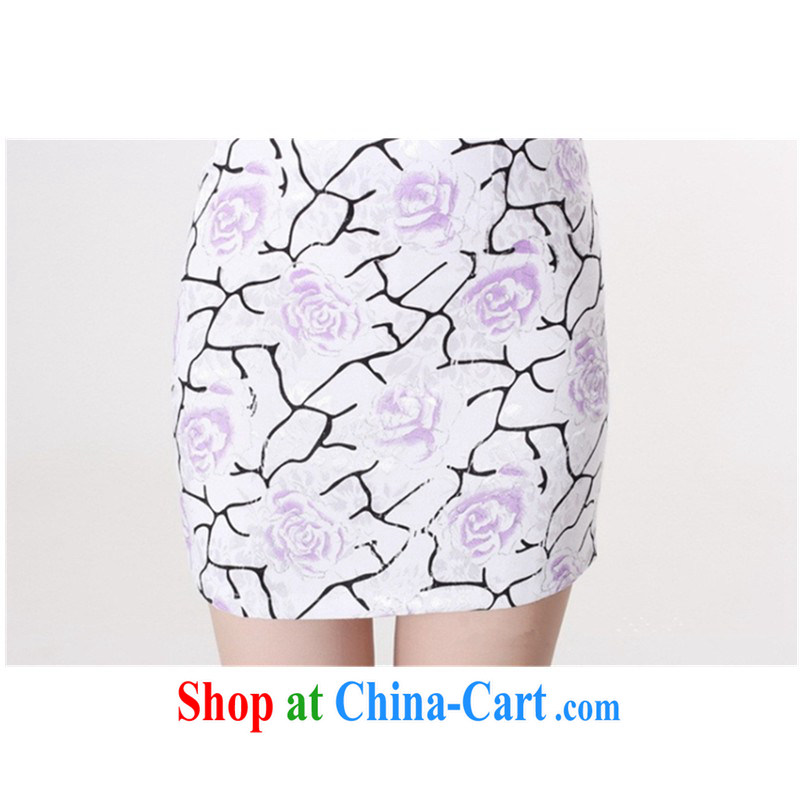 In accordance with the situation in summer 2015 trendy new products, for cultivating improved Chinese qipao LGD/D 0215 #blue 2 XL, according to the situation, and, on-line shopping