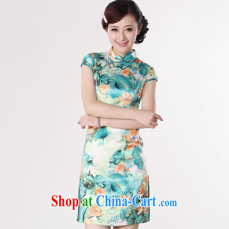 In accordance with the conditions in summer and stylish new products, for a tight cultivating Lotus cheongsam dress LGD/D #0200 purple 2 XL pictures, price, brand platters! Elections are good character, the national distribution, so why buy now enjoy more preferential! Health
