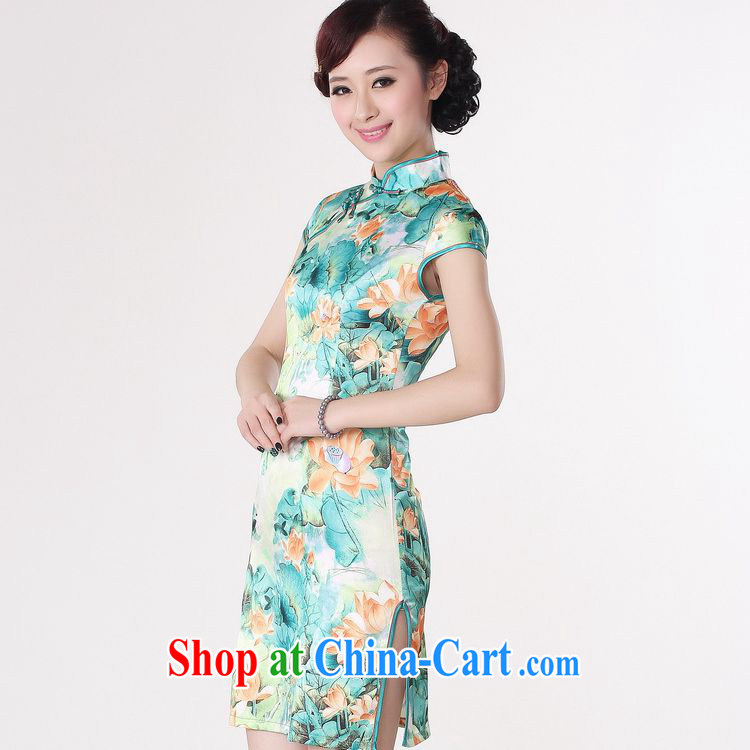 In accordance with the conditions in summer and stylish new products, for a tight cultivating Lotus cheongsam dress LGD/D #0200 purple 2 XL pictures, price, brand platters! Elections are good character, the national distribution, so why buy now enjoy more preferential! Health