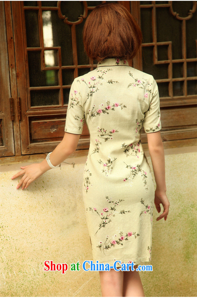 Birds of the land on which the Shadow 2015 spring new stylish retro short cotton the cheongsam QD 521 fancy XXL pictures, price, brand platters! Elections are good character, the national distribution, so why buy now enjoy more preferential! Health