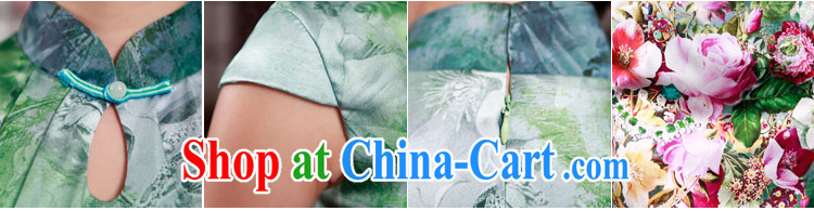 Birds love the color 2015 spring new stylish improved short silk positioning take short-sleeved qipao QD 527 figure XXXL pictures, price, brand platters! Elections are good character, the national distribution, so why buy now enjoy more preferential! Health