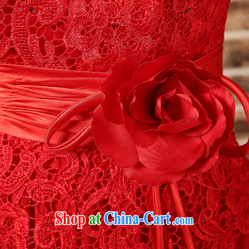 Flower Angel Cayman 2014 wedding dresses sexy dresses red lace bridal wedding dress red XXL, flower Angel (DUOQIMAN), and shopping on the Internet