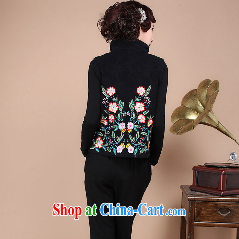 2014 autumn decoration, embroidery cotton jacquard Chinese ethnic wind Tang is a jacket female FG86 the red XXXL, charm and Barbara (Charm Bali), online shopping