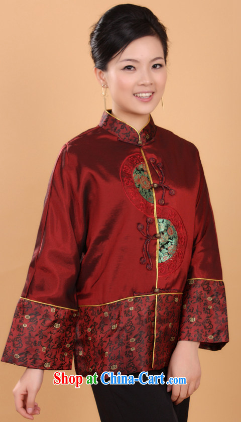 Take the new Autumn with Chinese qipao, Ms. Li for damask clothing improved Chinese clothing - 1 picture color 3XL pictures, price, brand platters! Elections are good character, the national distribution, so why buy now enjoy more preferential! Health