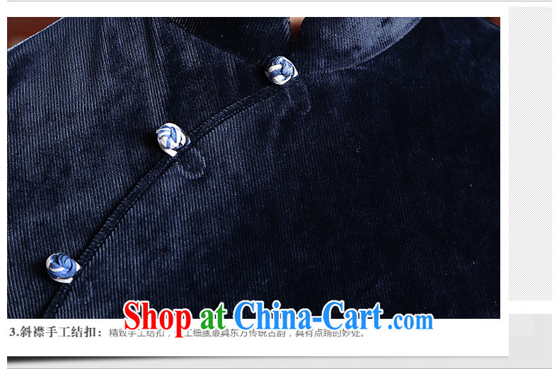 The CYD HO Kwun Tong' antique 2015 new autumn Tang Women's clothes Chinese improved China's Ethnic Wind T-shirt MOM replace TZ 4740 dark blue XXL pictures, price, brand platters! Elections are good character, the national distribution, so why buy now enjoy more preferential! Health