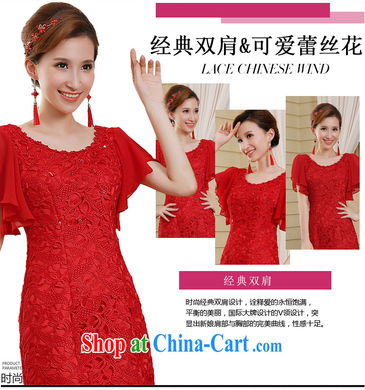 Flower Angel Cayman wedding dresses bridal toast Service Bridal dress new 2014 wedding marriage short, red stylish XXL pictures, price, brand platters! Elections are good character, the national distribution, so why buy now enjoy more preferential! Health