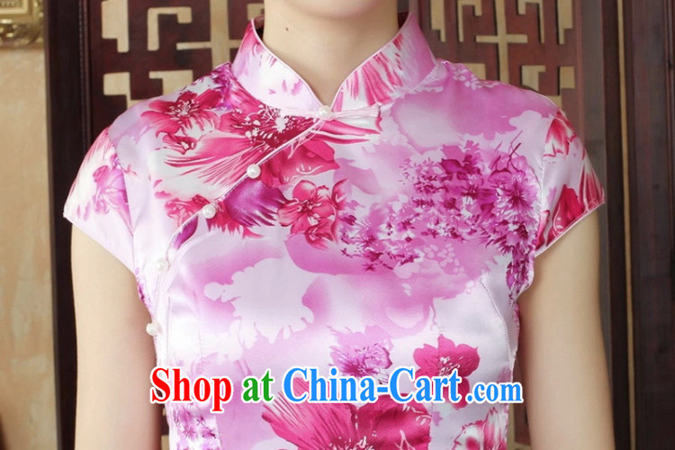 The Balaam poetry 2014 stylish women's clothing Chinese clothing damask Ethnic Wind stamp cultivating 100 Ground improvement, short-sleeved dresses picture color 34 pictures, price, brand platters! Elections are good character, the national distribution, so why buy now enjoy more preferential! Health