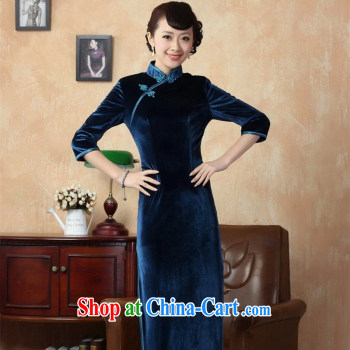 The Balaam poetry 2014 Chinese National wind improved, women cheongsam embroidered panels drill beauty and elegant short-sleeved dresses picture color 32 pictures, price, brand platters! Elections are good character, the national distribution, so why buy now enjoy more preferential! Health