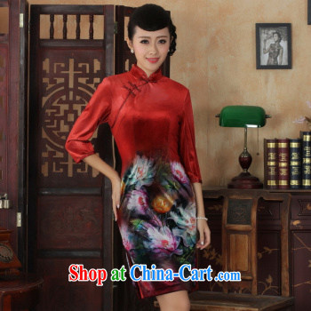 The Balaam poetry 2014 Chinese National wind improved, women cheongsam embroidered panels drill beauty and elegant short-sleeved dresses picture color 32 pictures, price, brand platters! Elections are good character, the national distribution, so why buy now enjoy more preferential! Health