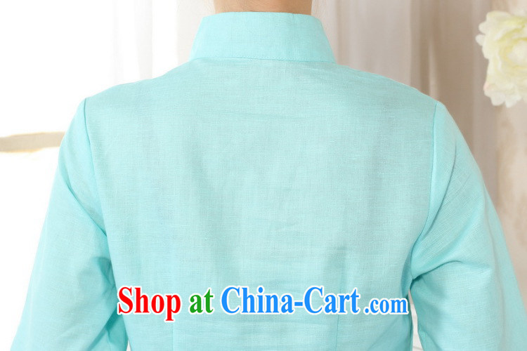 Spend the autumn and the new hand-painted dresses T-shirt, cotton for the linen Chinese Ethnic Wind female Tang with improved white XL pictures, price, brand platters! Elections are good character, the national distribution, so why buy now enjoy more preferential! Health