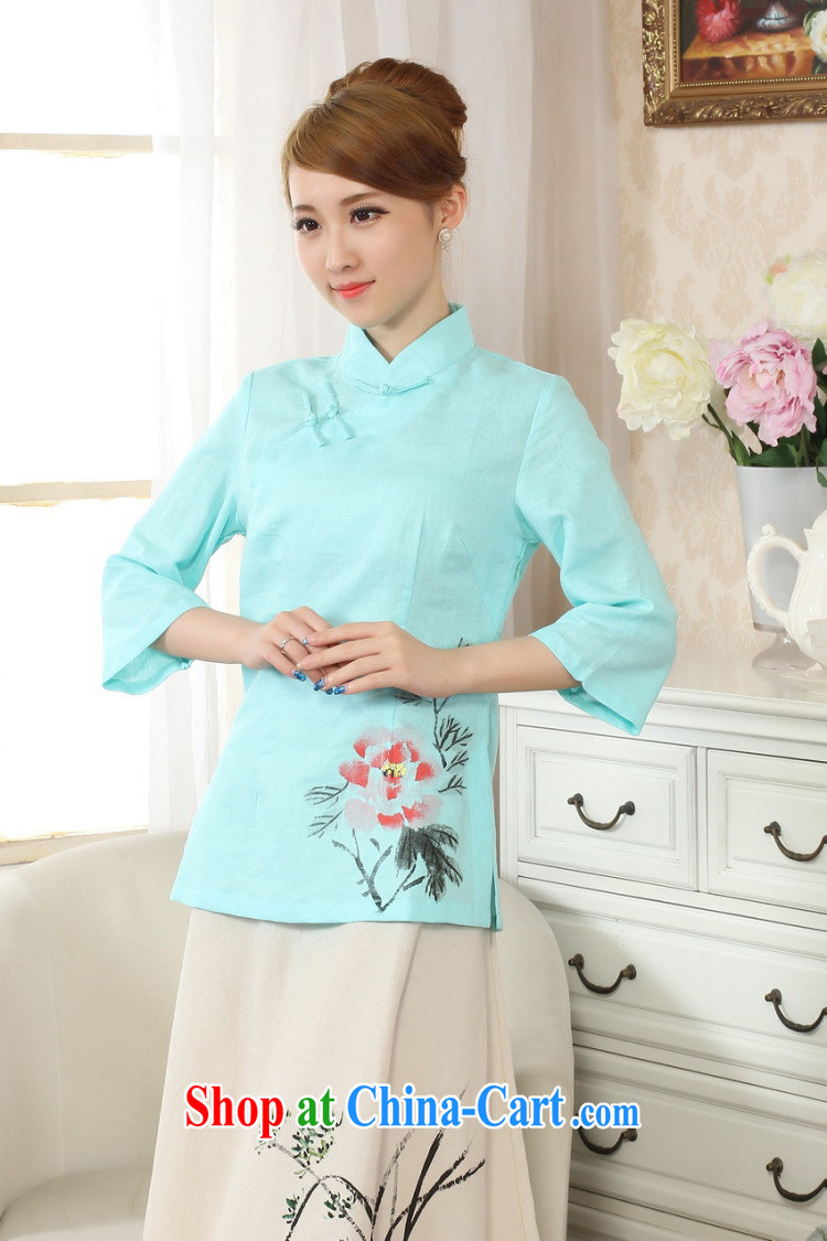 Spend the autumn and the new hand-painted robes cotton the linen Chinese Ethnic Wind blouses Tang is improved - B 2 XL pictures, price, brand platters! Elections are good character, the national distribution, so why buy now enjoy more preferential! Health