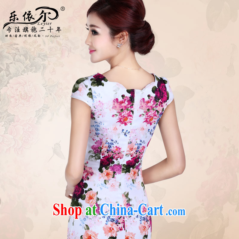 And, according to Mr Ronald ARCULLI short-sleeved dresses girls dresses dresses short retro stamp daily outfit classic and elegant female blue XXL, in accordance with (leyier) outfit,/Tang, and shopping on the Internet