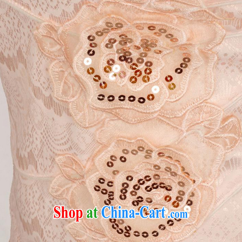 The Siang 2014 summer outfit New dresses, stylish embroidered clothes video waist dresses summer dresses dresses pink XXL, the United States and Dr. Chou (MEILIANXIANG), online shopping