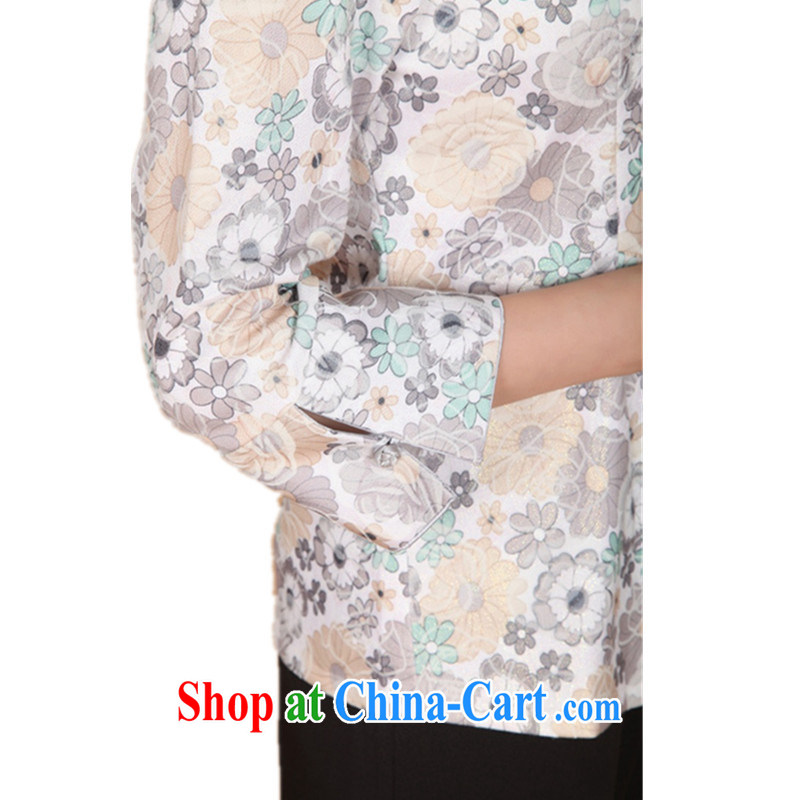 To Green, older women spring fashion new t-shirt, for a tight stamp duty 7 cuffs mother load Tang jackets - 4 white L, green, and, on-line shopping