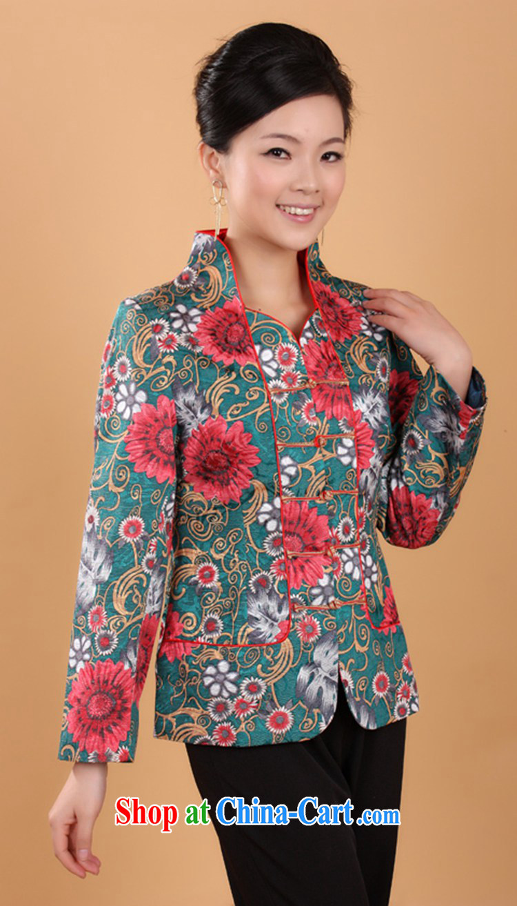 To Green, spring, older style, the collar suit double-disabled mother with Tang jackets - 1 blue saffron XL pictures, price, brand platters! Elections are good character, the national distribution, so why buy now enjoy more preferential! Health