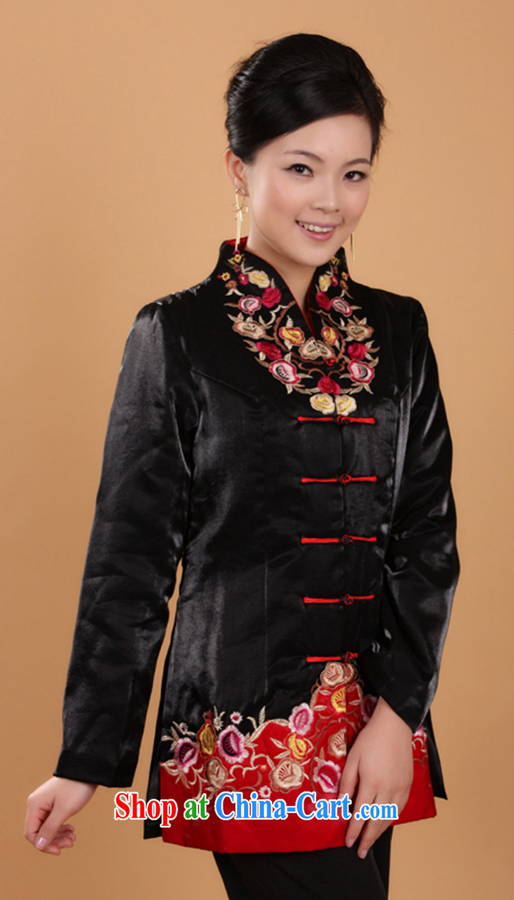 To Green, spring fashion new, older mothers with a collar embroidered stitching color Tang jackets - 2 red XL pictures, price, brand platters! Elections are good character, the national distribution, so why buy now enjoy more preferential! Health