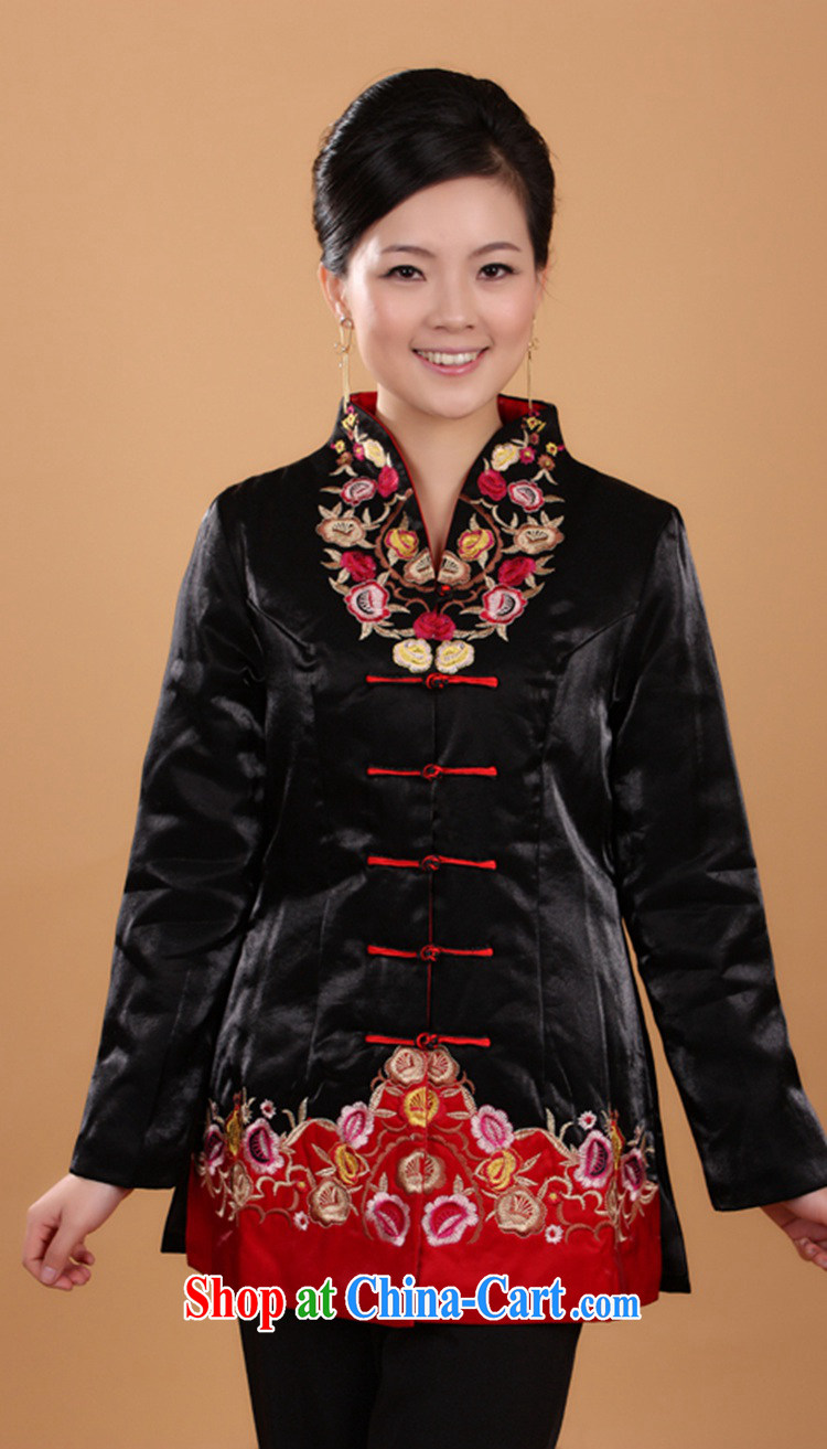 To Green, spring fashion new, older mothers with a collar embroidered stitching color Tang jackets - 2 red XL pictures, price, brand platters! Elections are good character, the national distribution, so why buy now enjoy more preferential! Health