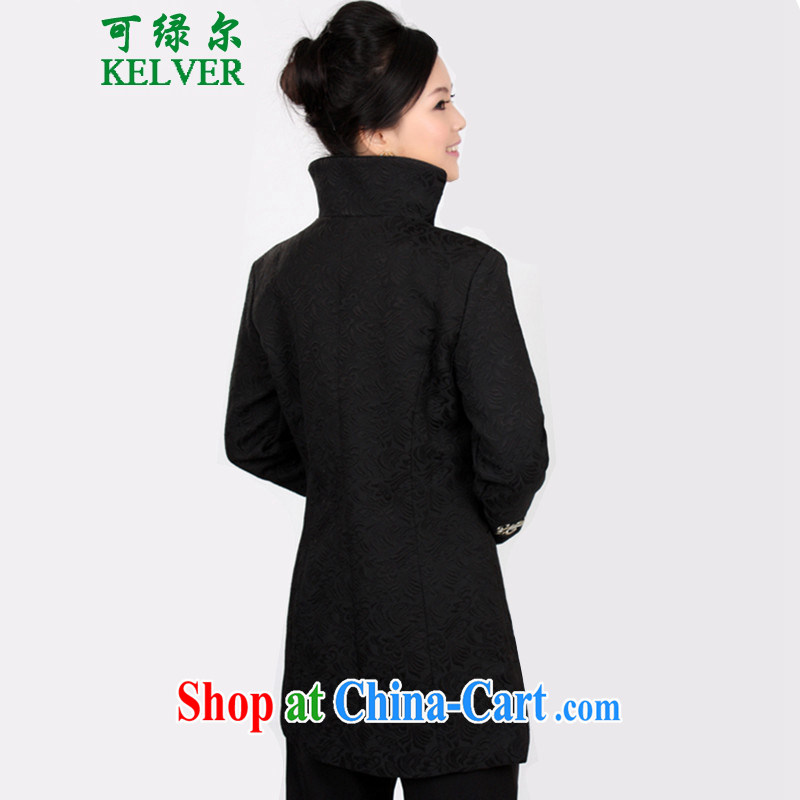To Green, spring fashion, the older MOM with a collar double-disable embroidered Chinese Wind Jacket - 2 3 XL, green, and, shopping on the Internet