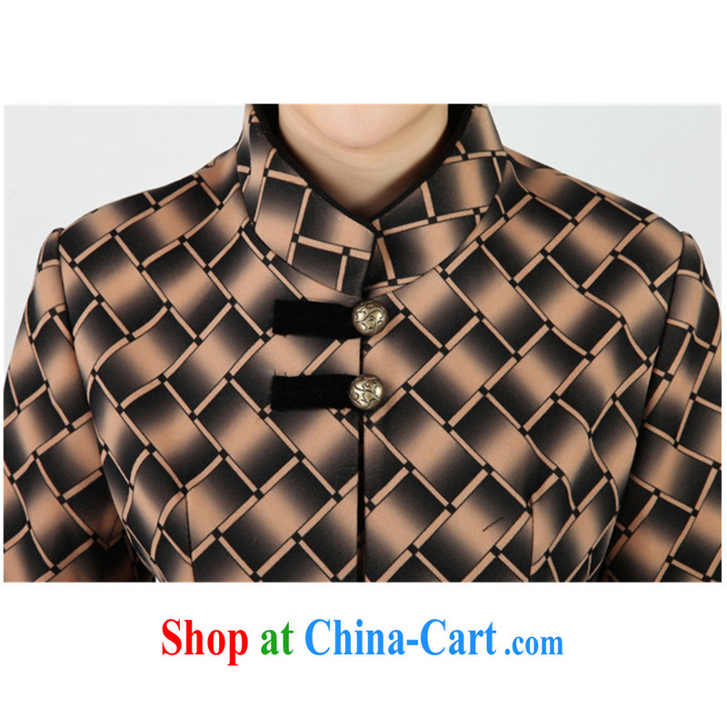 To Green, spring, older style, the collar stitching mom with Tang jackets - 8 3 XL, green, and, on-line shopping