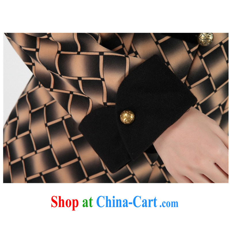To Green, spring, older style, the collar stitching mom with Tang jackets - 8 3 XL, green, and, on-line shopping
