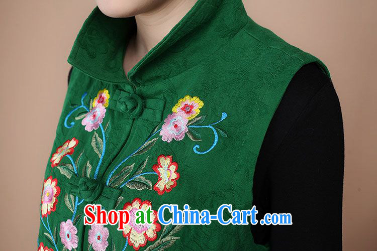 Forest narcissus fall 2014 the new cotton jacquard, for antique Chinese Embroidery cheongsam a FGR - A 086 green XXL pictures, price, brand platters! Elections are good character, the national distribution, so why buy now enjoy more preferential! Health