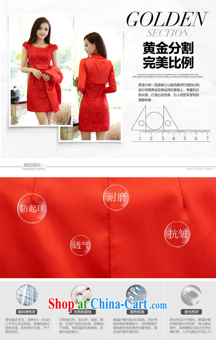 Arrogant season 2015 spring New Name-yuan Hong Kong Small wind long-sleeved video thin XL wedding dress dresses picture color XXXL pictures, price, brand platters! Elections are good character, the national distribution, so why buy now enjoy more preferential! Health