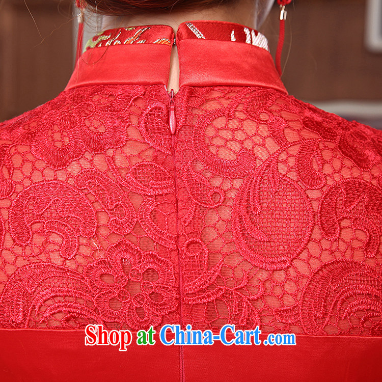 Rain is still clothing bridal 2015 new marriage toast clothing sexy lace Phoenix short skirt small dress improved cheongsam QP 563 red tailored pictures, price, brand platters! Elections are good character, the national distribution, so why buy now enjoy more preferential! Health