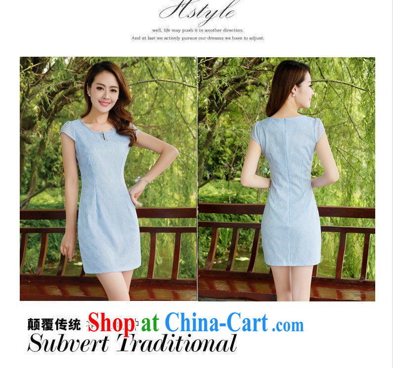 Clearly, Venmer summer new women who decorated graphics thin style short-sleeve dress girls package and robes further dress 6902 blue XXL pictures, price, brand platters! Elections are good character, the national distribution, so why buy now enjoy more preferential! Health