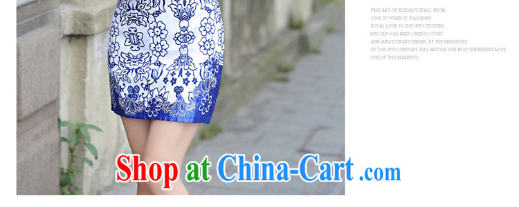 Golden Harvest, summer 2015 new Chinese Dress skirt Korean bridal toast clothing beauty graphics thin larger Chinese cheongsam dress with dress cheongsam dress FW porcelain was the L pictures, price, brand platters! Elections are good character, the national distribution, so why buy now enjoy more preferential! Health