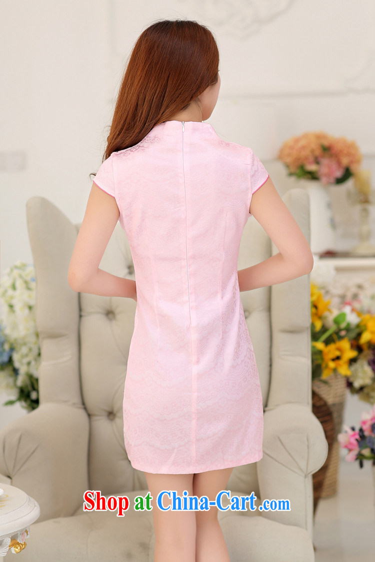 Golden Harvest, summer 2015 new Chinese Dress skirt Korean bridal toast clothing beauty graphics thin larger Chinese cheongsam dress with dress cheongsam dress FW porcelain was the L pictures, price, brand platters! Elections are good character, the national distribution, so why buy now enjoy more preferential! Health