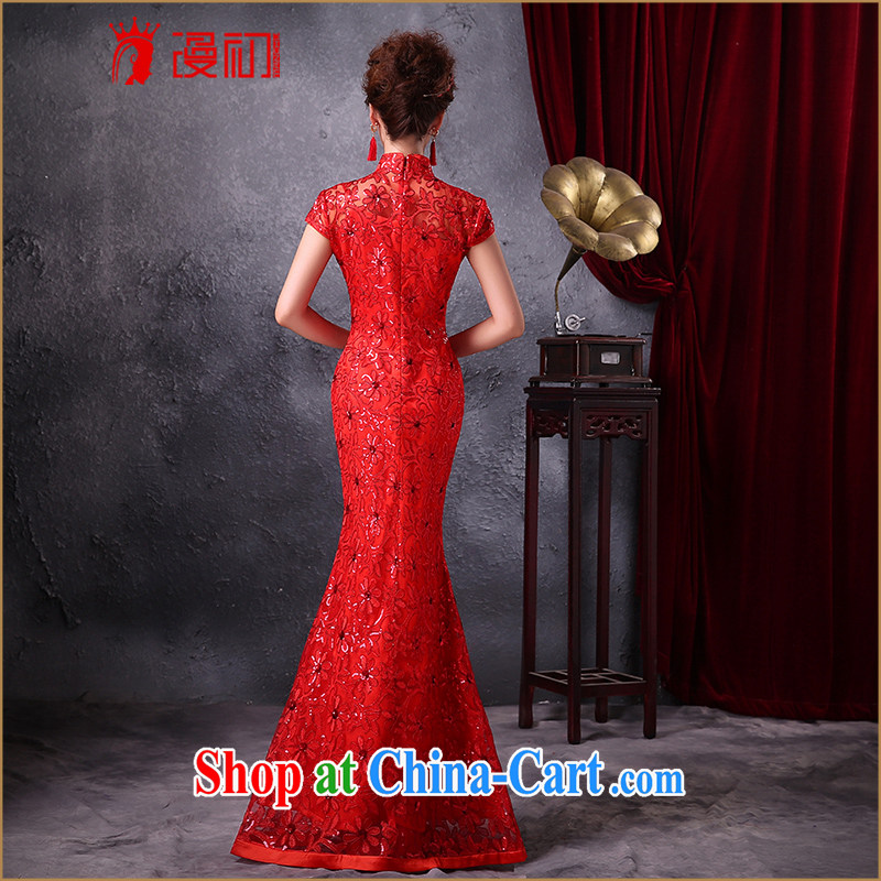 Diffuse early winter 2015 new marriage toast serving long bridal dresses crowsfoot elegant beauty Evening Dress red L, diffuse, and shopping on the Internet