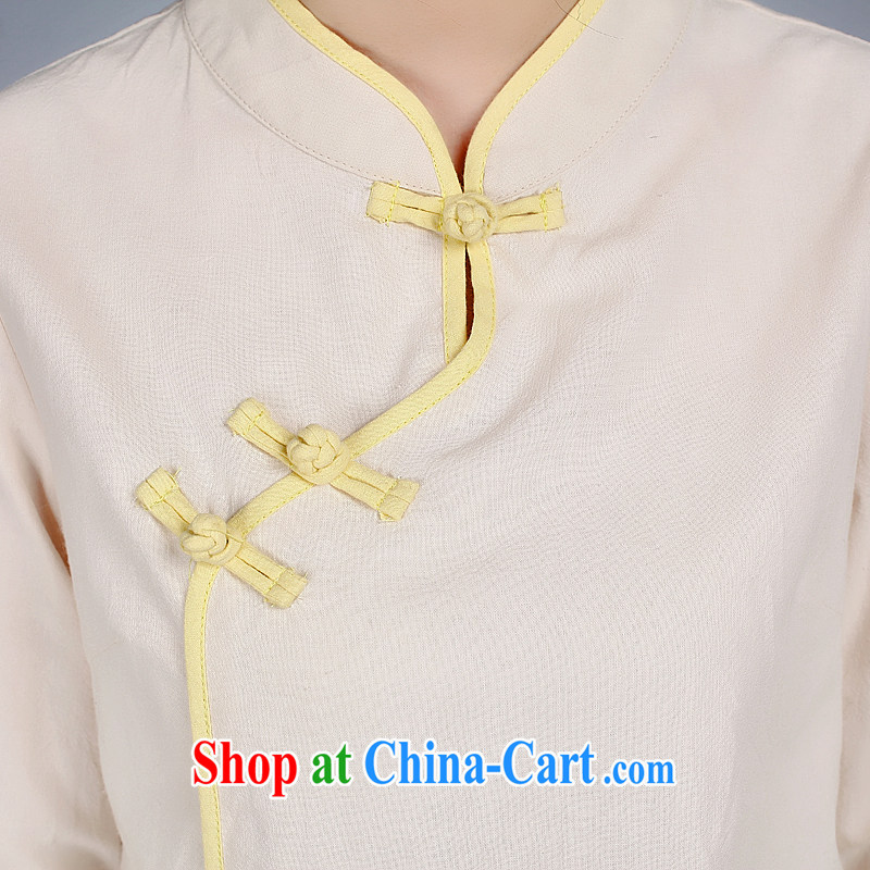 LO . MU Beauty fall 2014 cotton, the hand-painted 7 cuff short cheongsam blouses Chinese Antique Chinese China wind Peony L (the Code), LO . MU Beauty, shopping on the Internet