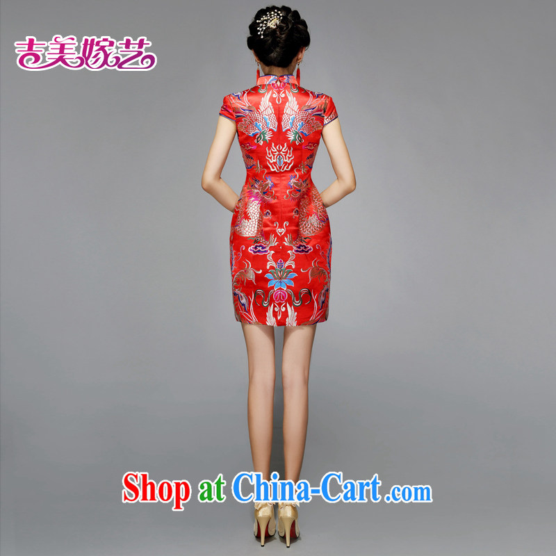 wedding dresses, marry us performing arts 2015 New red Chinese package shoulder Sau San short Q 7579 bridal dresses red XL, Jimmy married arts, shopping on the Internet