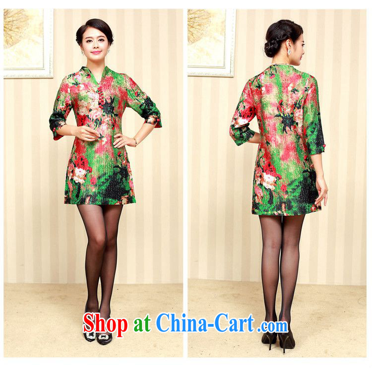 Forest narcissus fall 2014 the new, old fashion, long, special folds, your stamp is silk Chinese Dress XYY - 1286 07 #XL pictures, price, brand platters! Elections are good character, the national distribution, so why buy now enjoy more preferential! Health