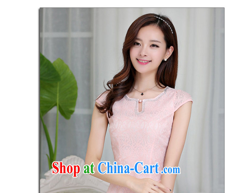 once and for all the clothing and buildings fall 2014 new beauty, Video thin improved cheongsam short-sleeved dresses 310,098 pink XXL pictures, price, brand platters! Elections are good character, the national distribution, so why buy now enjoy more preferential! Health