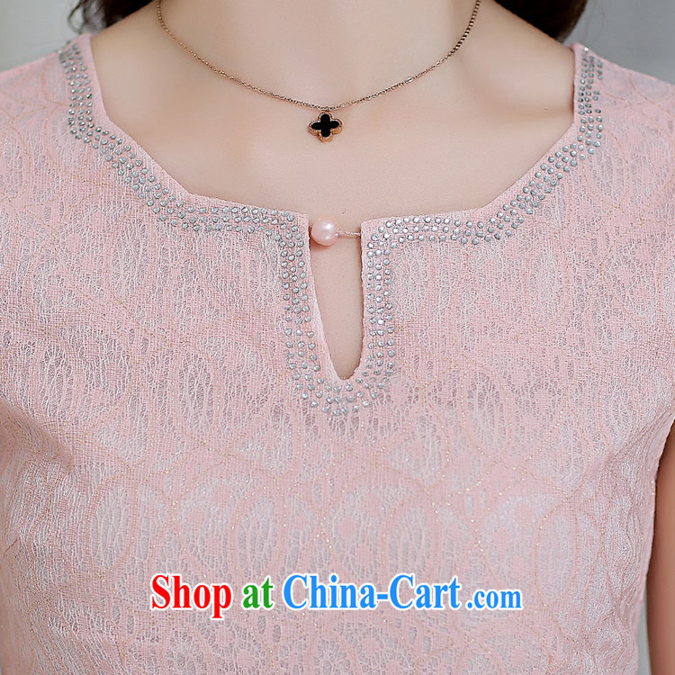 once and for all the clothing and buildings fall 2014 new beauty, Video thin improved cheongsam short-sleeved dresses 310,098 pink XXL pictures, price, brand platters! Elections are good character, the national distribution, so why buy now enjoy more preferential! Health