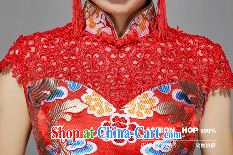 wedding dresses, marry us performing arts 2015 new large red shoulder cultivating long crowsfoot QP 7573 bridal dresses red XL pictures, price, brand platters! Elections are good character, the national distribution, so why buy now enjoy more preferential! Health