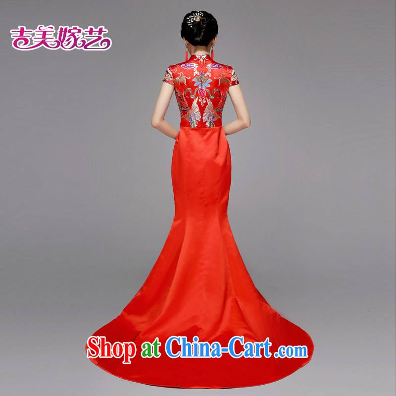 wedding dresses, marry us performing arts 2015 new large red beauty shoulder long, crowsfoot QP 7568 bridal dresses red XL, Jimmy married arts, shopping on the Internet