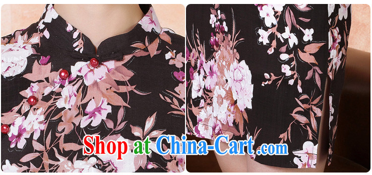 2014 counters and embroidery cotton the cheongsam short, no fork chopper beauty flower dresses package mail 424,184 564,128 green XXL pictures, price, brand platters! Elections are good character, the national distribution, so why buy now enjoy more preferential! Health