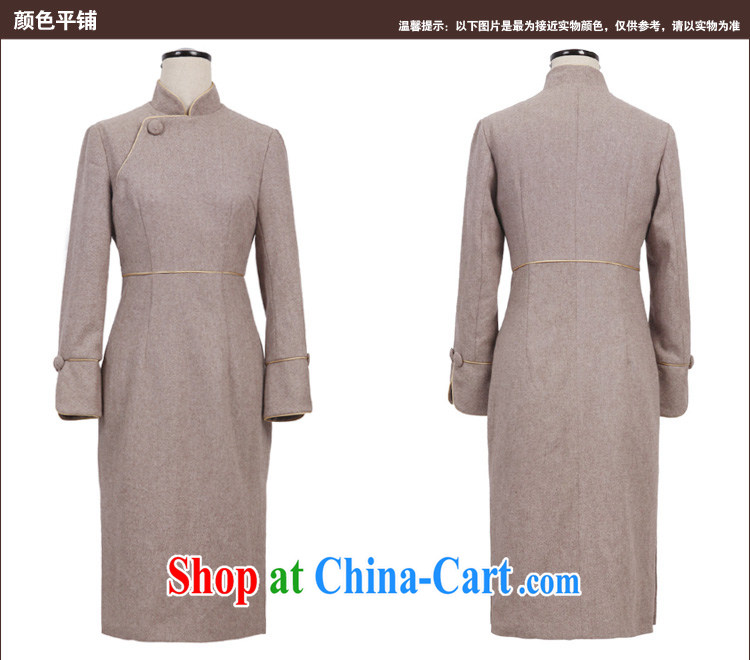 Birds of love Hong Kong Street dust 2015 spring new cheongsam dress improved stylish daily short hair? QC outfit 548 light gray XXXL pictures, price, brand platters! Elections are good character, the national distribution, so why buy now enjoy more preferential! Health