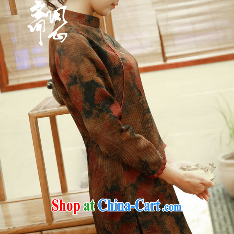 q heart Id al-Fitr (Yue and autumn as soon as possible new beauty suit 7 cuff asymmetric Silk Cheongsam coat T-shirt WXZ picture color manual custom 15 Day Shipping manual customization, and asked a vegetarian, shopping on the Internet