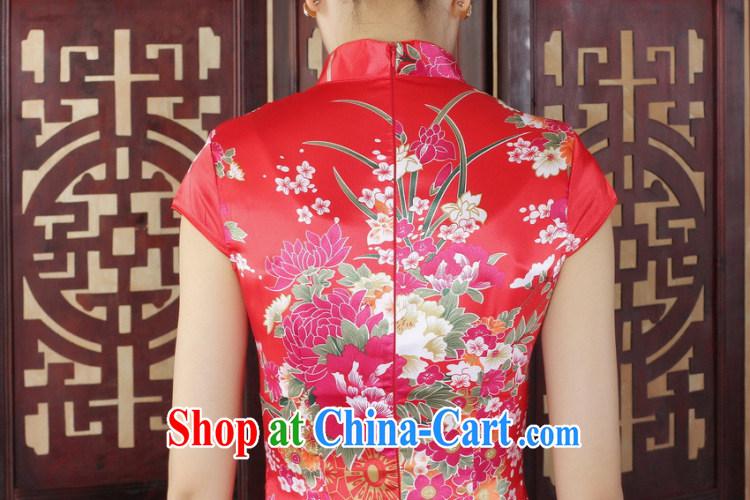 Take the new Tang Women's clothes, cheongsam collar Chinese improved national costumes mini short flag - A black XL pictures, price, brand platters! Elections are good character, the national distribution, so why buy now enjoy more preferential! Health