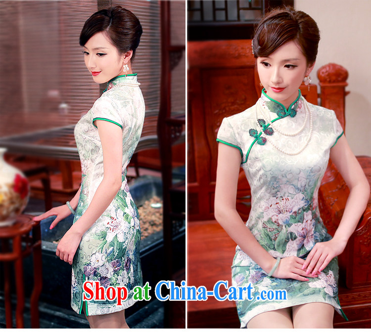 ruyi, 2015 new spring and summer high-end goods improved retro Lounge daily casual outfit skirt 4013 white L pictures, price, brand platters! Elections are good character, the national distribution, so why buy now enjoy more preferential! Health