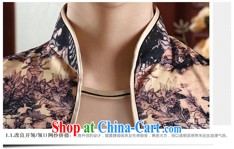 The CYD HO Kwun Tong' aptitudes and stylish improved cheongsam 2015 spring and summer dresses skirts daily cultivating cheongsam dress QZ 4731 fancy XXXL pictures, price, brand platters! Elections are good character, the national distribution, so why buy now enjoy more preferential! Health
