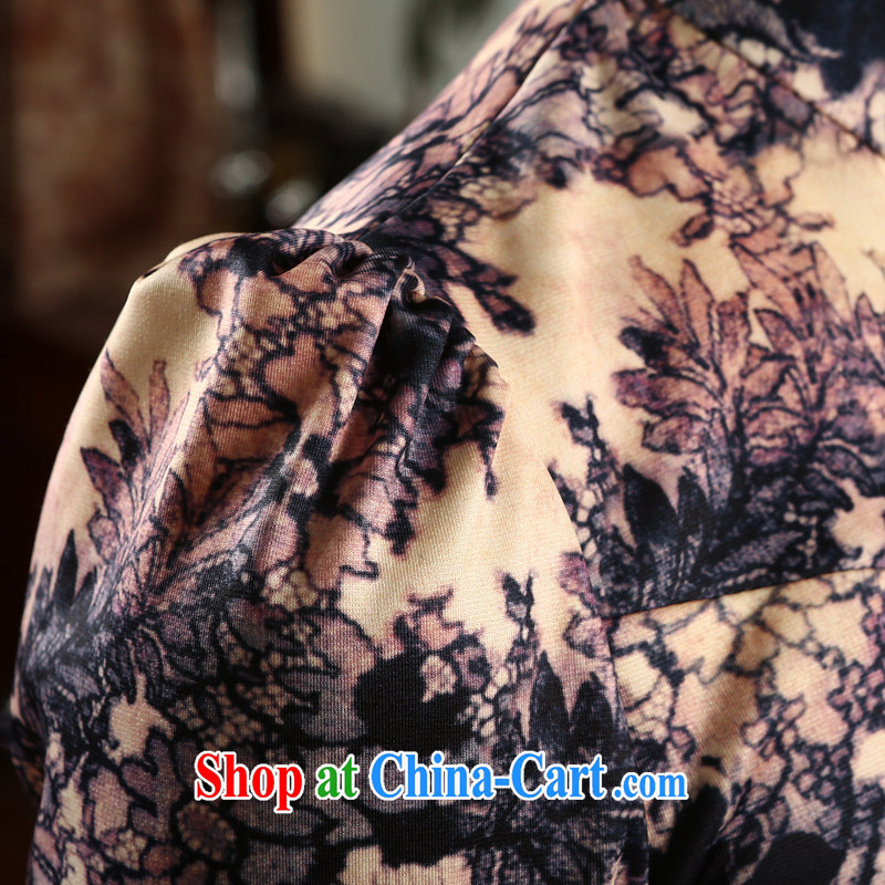 The CYD HO Kwun Tong' aptitudes and stylish improved cheongsam 2015 spring and summer dresses skirts daily cultivating cheongsam dress 4731 QZ XXXL suit, Sau looked Tang, shopping on the Internet