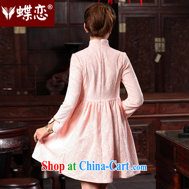 Butterfly Lovers 2015 spring new bridesmaid dresses stylish improved cheongsam dress retro dress style short cheongsam 48,019 light pink XXL, Butterfly Lovers, shopping on the Internet