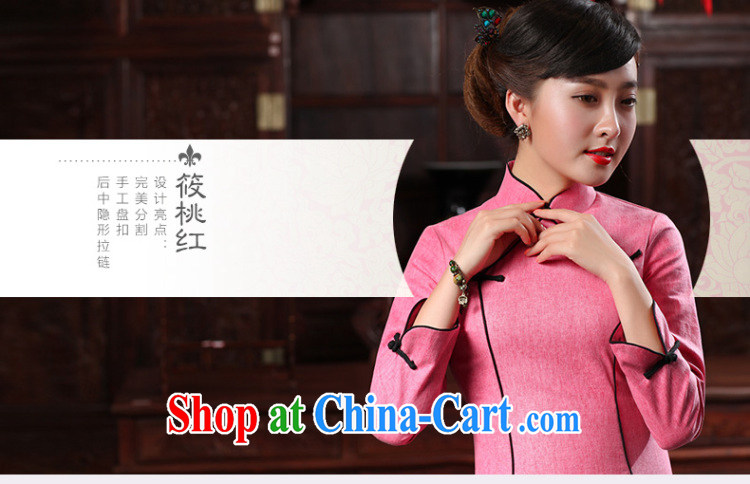 Butterfly Lovers 2015 spring new dresses bridesmaid dress improved fashion cheongsam dress often temperament short flag 48,020 peach XL pictures, price, brand platters! Elections are good character, the national distribution, so why buy now enjoy more preferential! Health